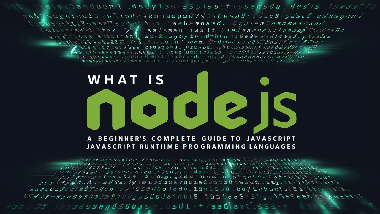 What is Node.js? A Beginner's Complete Guide to JavaScript Runtime Server Side Programming languages